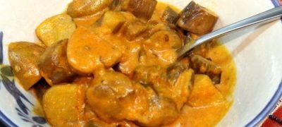 Curry de vinete