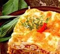 Lasagna cu carne de vita