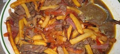 Lomo saltado - carne sotata