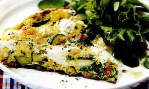 Frittata cu legume si cascaval