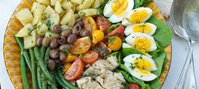 Salata Nicoise cu ton si ansoa