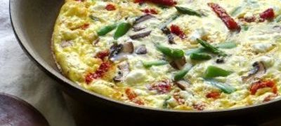 Frittata cu somon