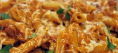 Penne cu carne