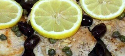 Chicken with olives