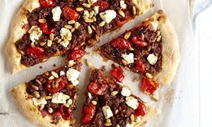 Pizza cu carne de vita