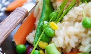 Risotto primavera cu parmezan