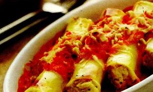 Cannelloni cu pui si branza