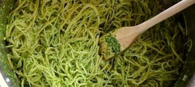 Paste integrale cu sos pesto