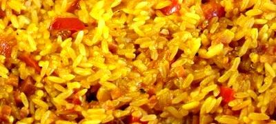 Paella cu peste si bulgur