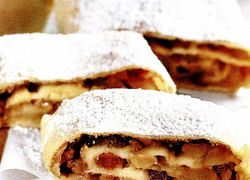 Strudel cu nuci (varianta)