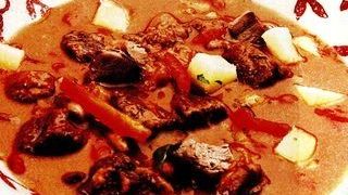 Gulas unguresc cu carne de vita