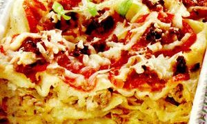 Lasagna cu varză si bacon